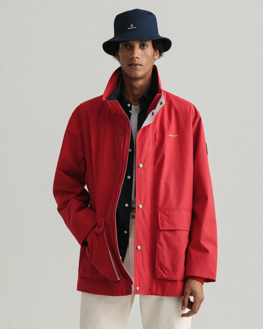 Jackets And Coats | Mens GANT Mist Jacket Equestrian Red