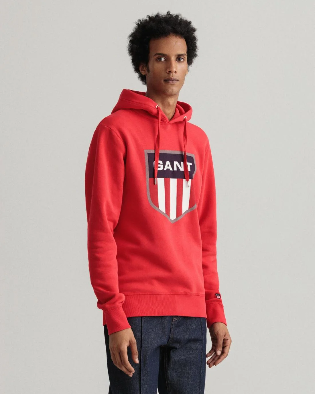 Hoodies And Sweats | Mens GANT Retro Shield Hoodie Bright Red