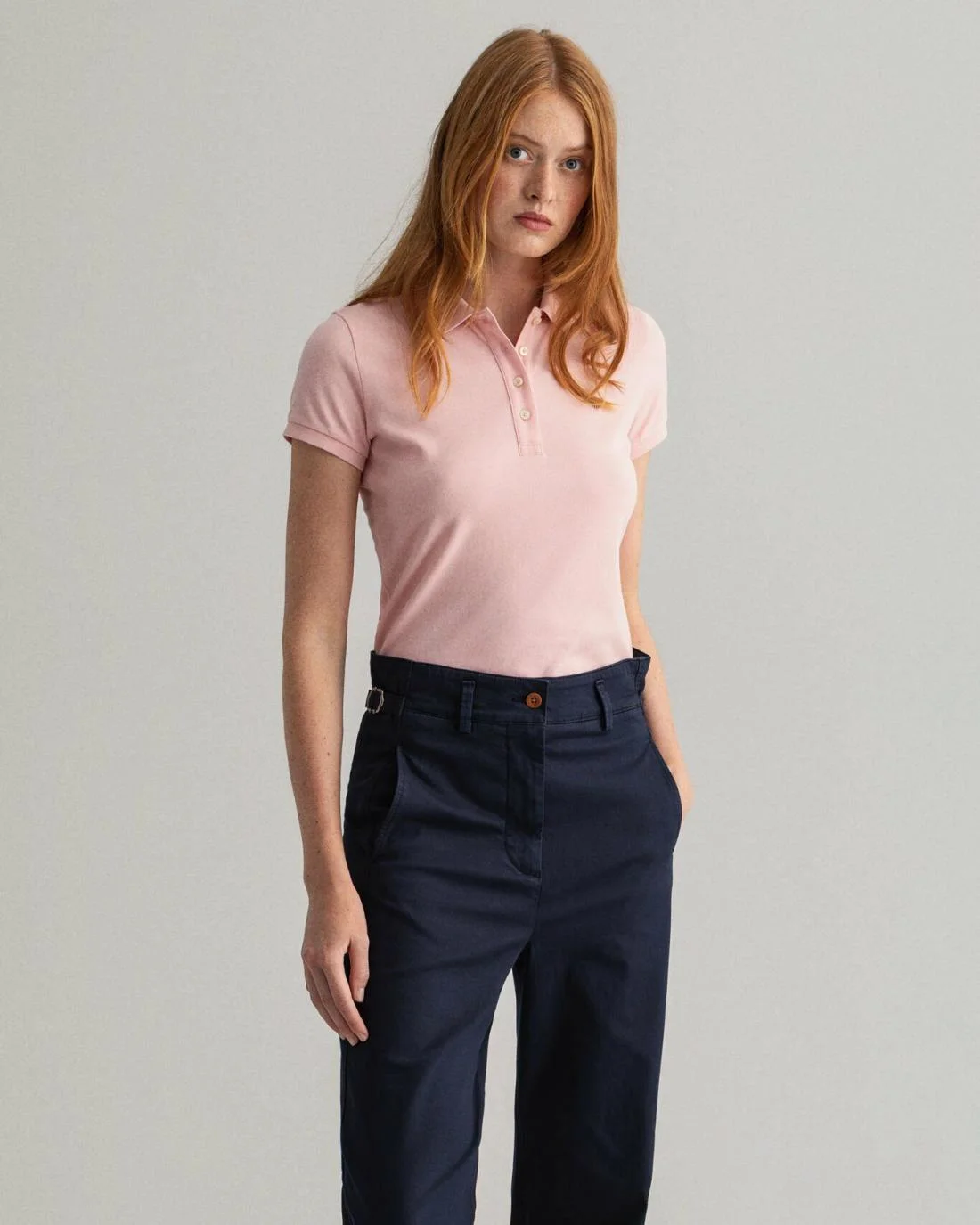 Polos And T-Shirts | Womens GANT Original Piqué Polo Shirt Preppy Pink