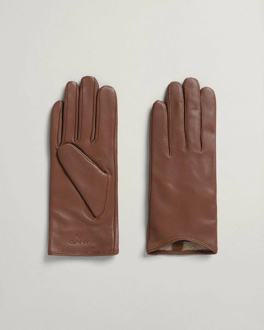 Gloves | Womens GANT Leather Gloves Roasted Walnut