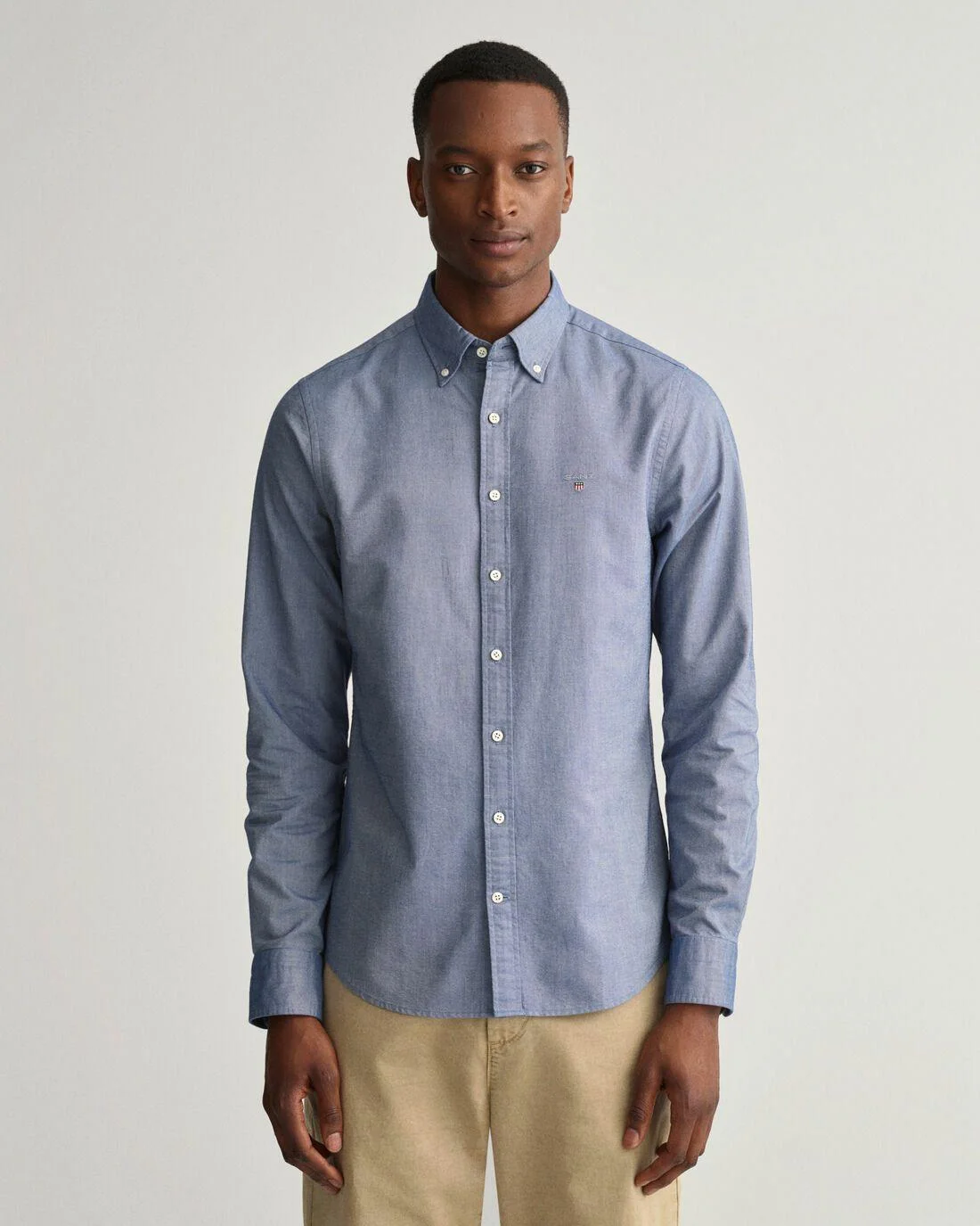 Shirts | Mens GANT Slim Fit Oxford Shirt Persian Blue