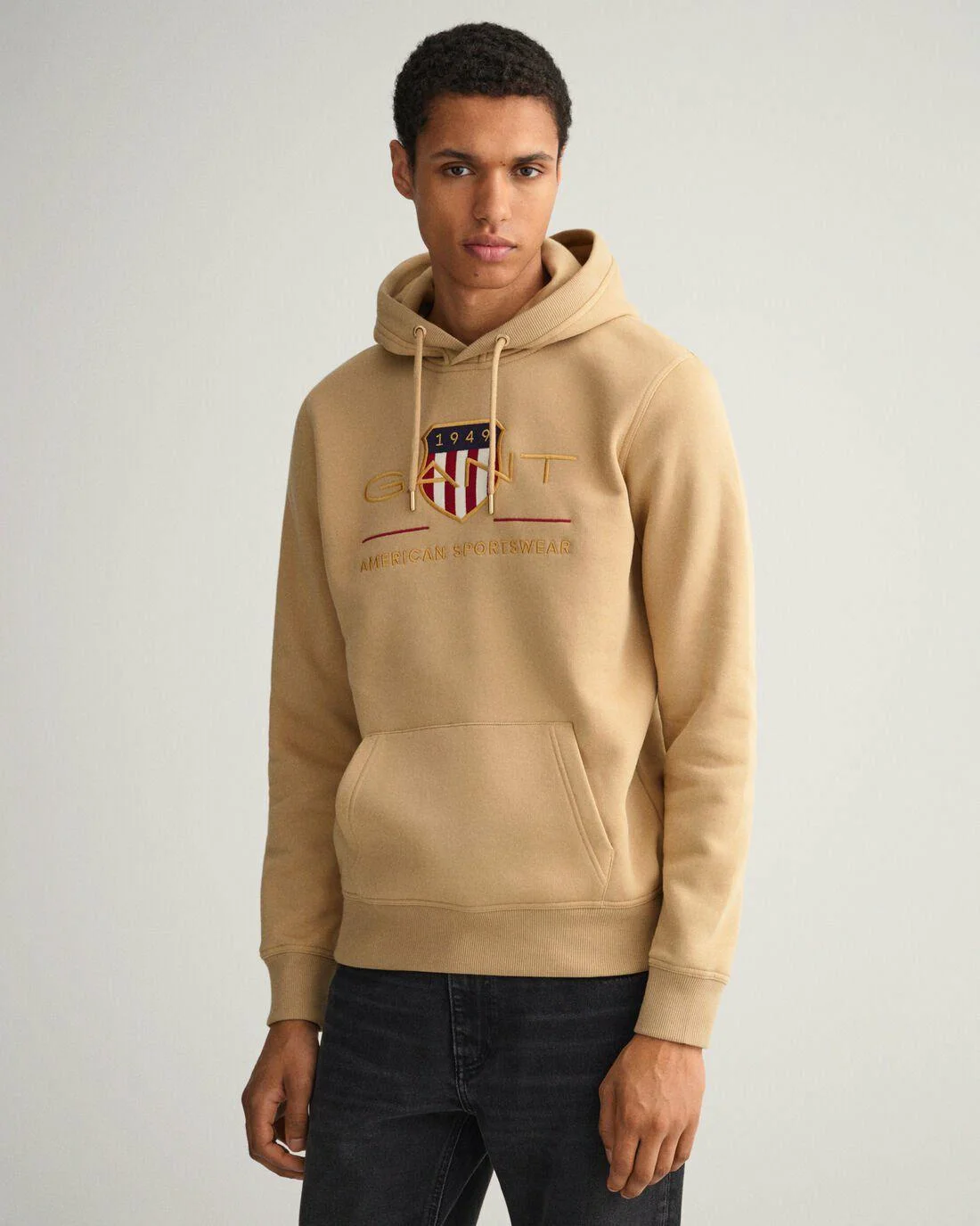 Hoodies And Sweats | Mens GANT Archive Shield Hoodie Hazelwood Beige