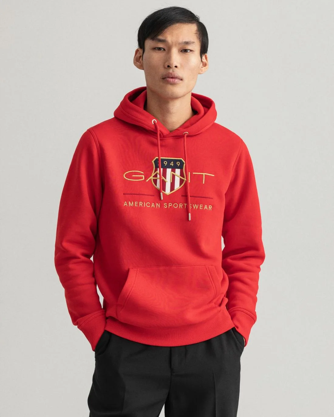 Hoodies And Sweats | Mens GANT Archive Shield Hoodie Bright Red