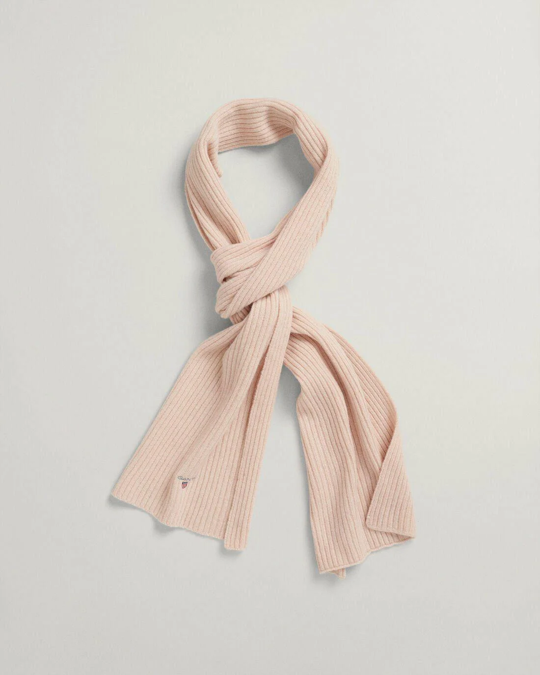 Gloves &amp; Scarves | Mens GANT Wool Knit Scarf Silver Peony