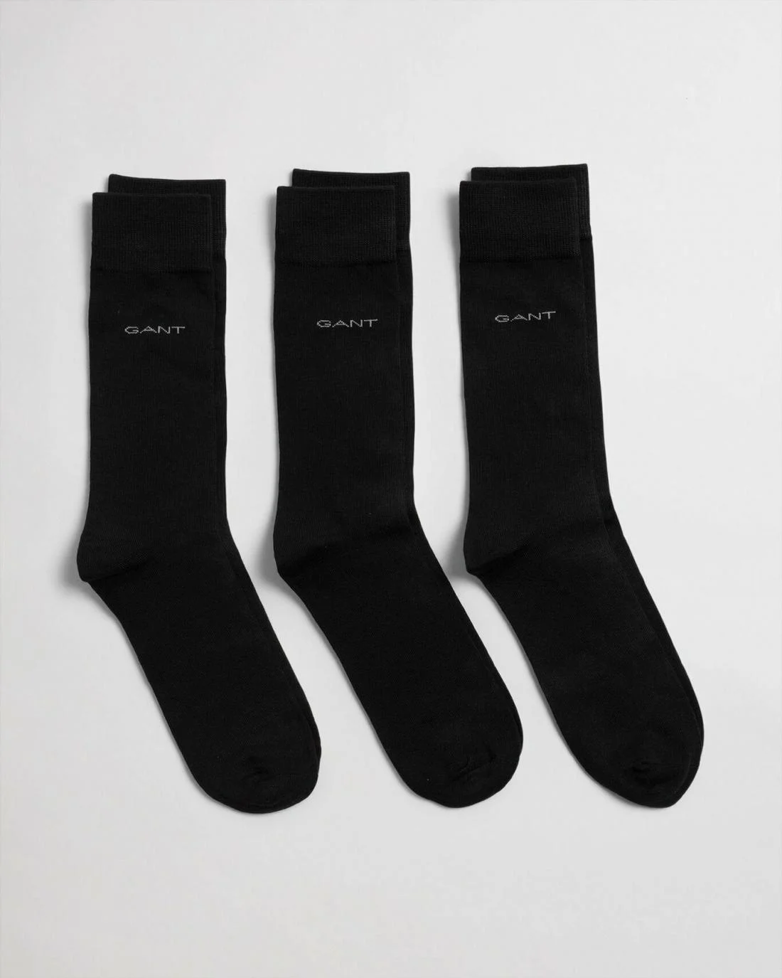 Socks | Mens GANT 3-Pack Soft Cotton Socks Black