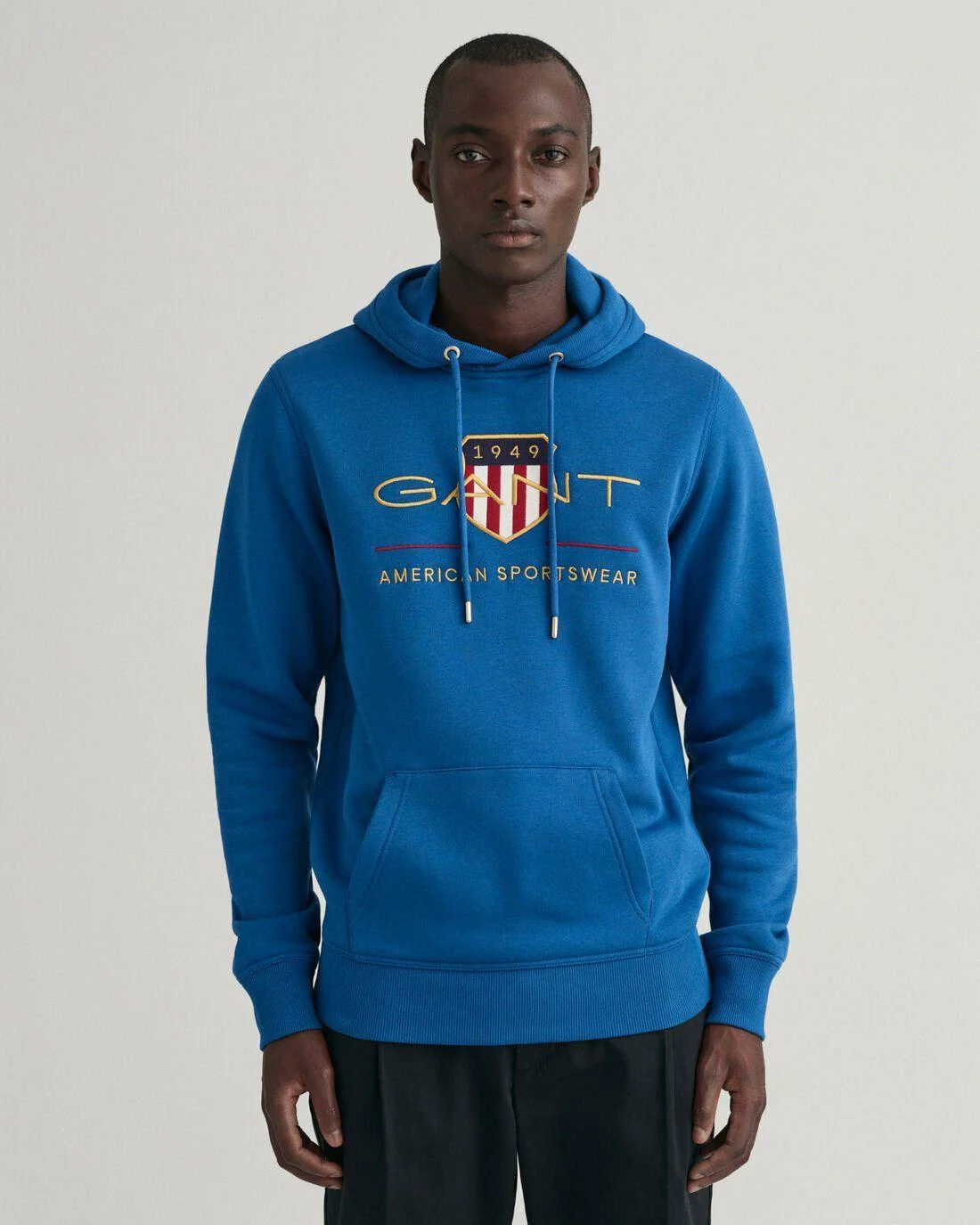 Hoodies And Sweats | Mens GANT Archive Shield Hoodie Lake Blue