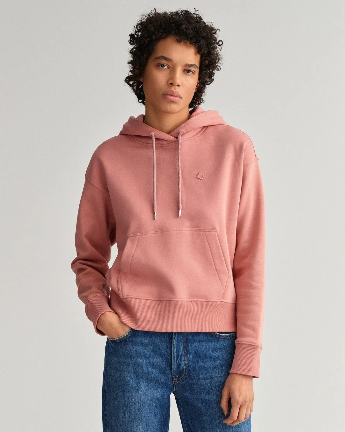 Hoodies And Sweats | Womens GANT Icon G Essential Hoodie Terracotta Pink