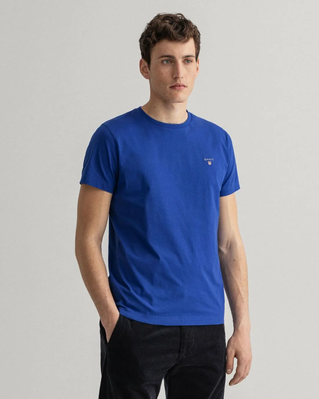 T-Shirts | Mens GANT Original T-Shirt College Blue