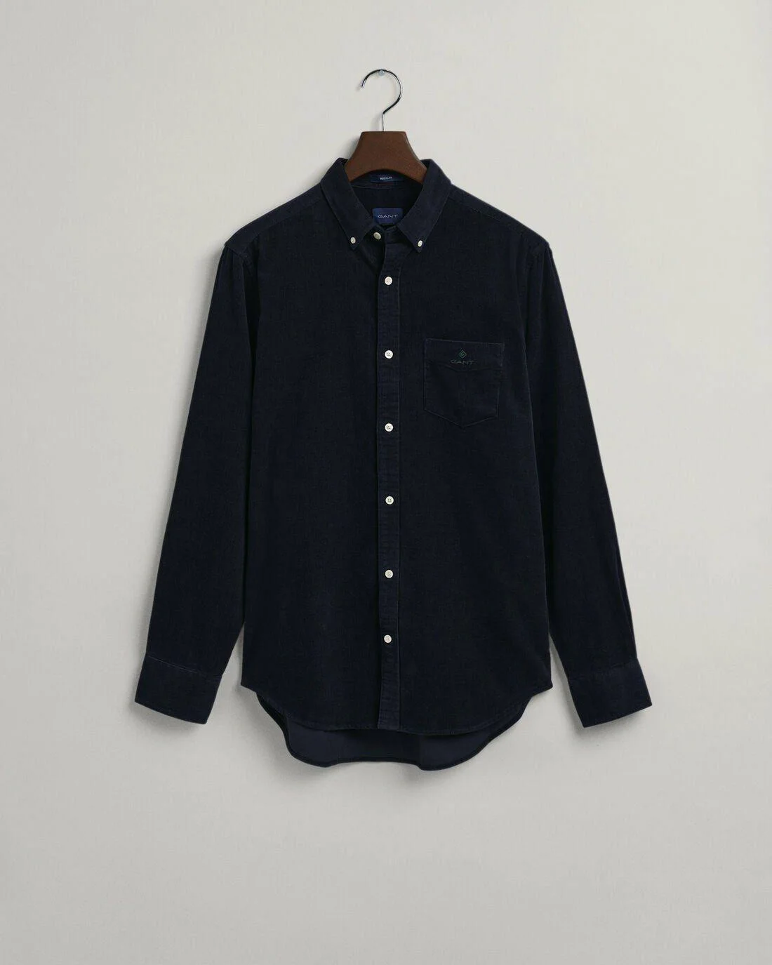 Shirts | Mens GANT Regular Fit Corduroy Shirt Evening Blue