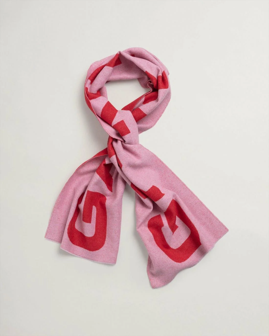 Scarves | Womens GANT Contrast Wool Scarf Summer Rose