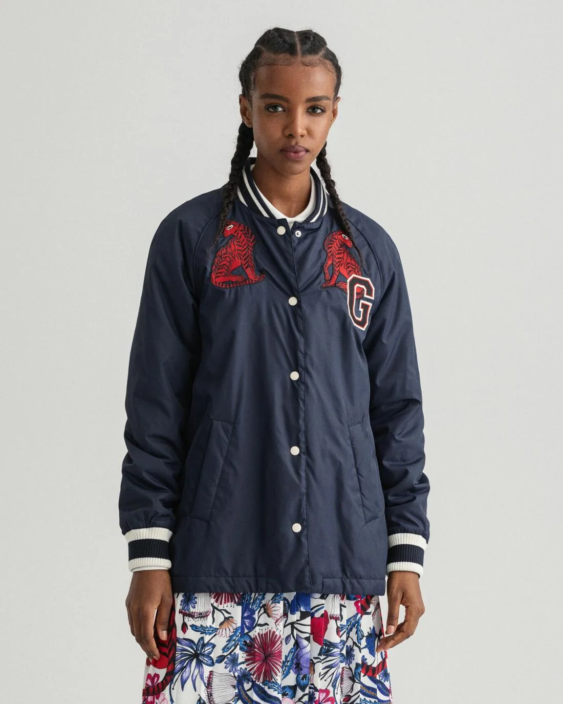 Jackets And Coats | Womens GANT Tigress Coach Jacket Evening Blue