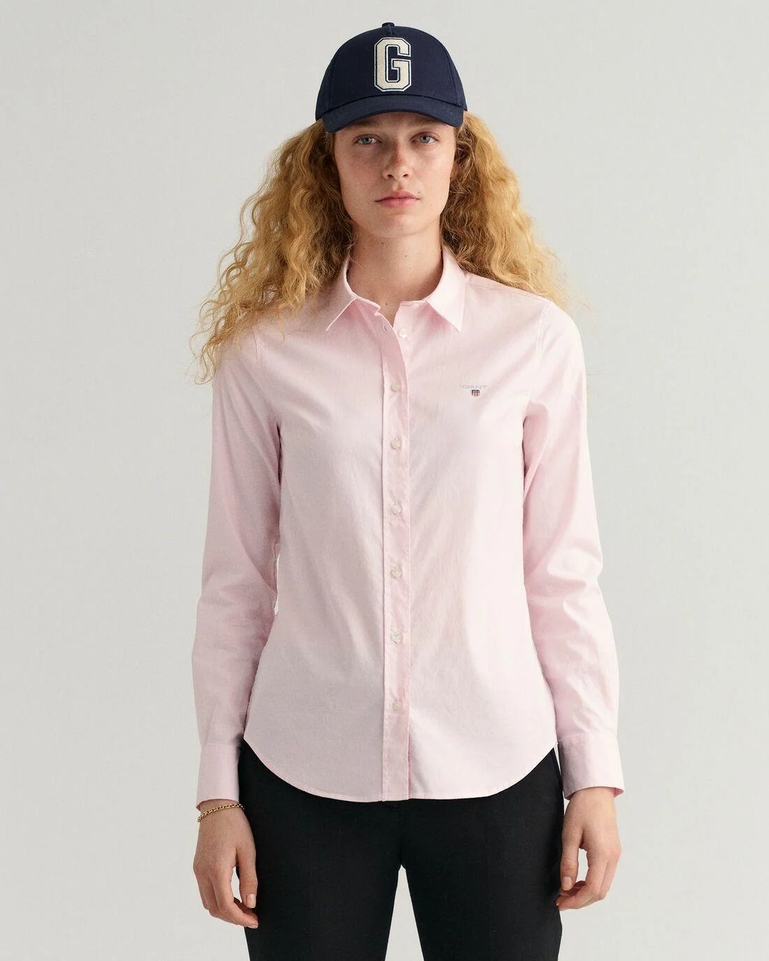 Shirts And Blouses | Womens GANT Stretch Oxford Shirt Light Pink