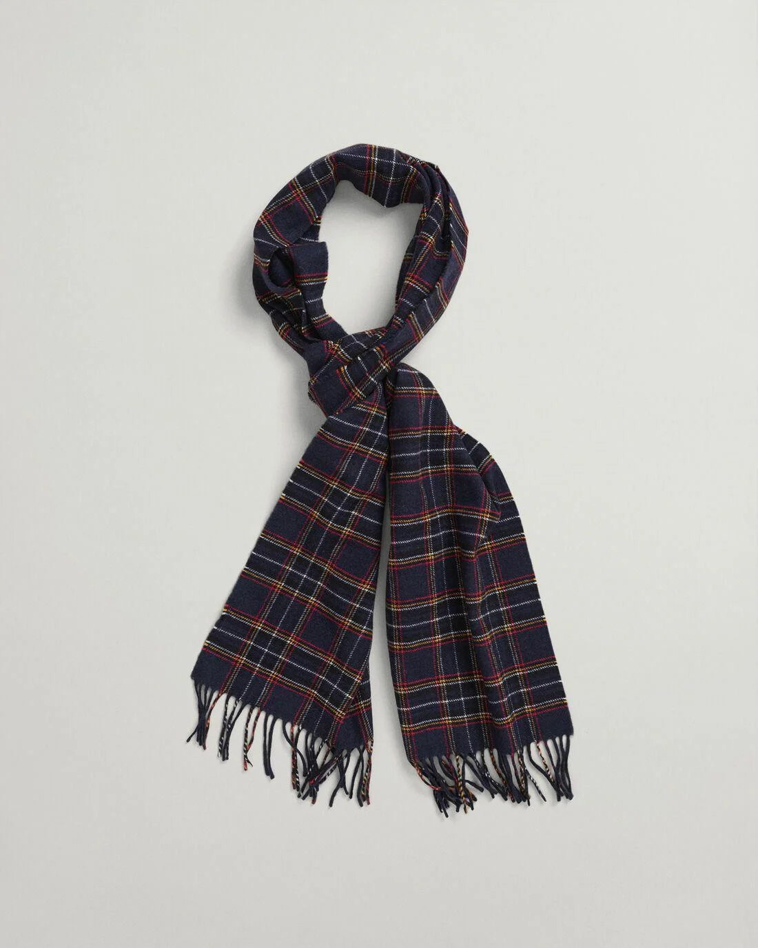 Gloves &amp; Scarves | Mens GANT Tartan Woven Scarf Marine