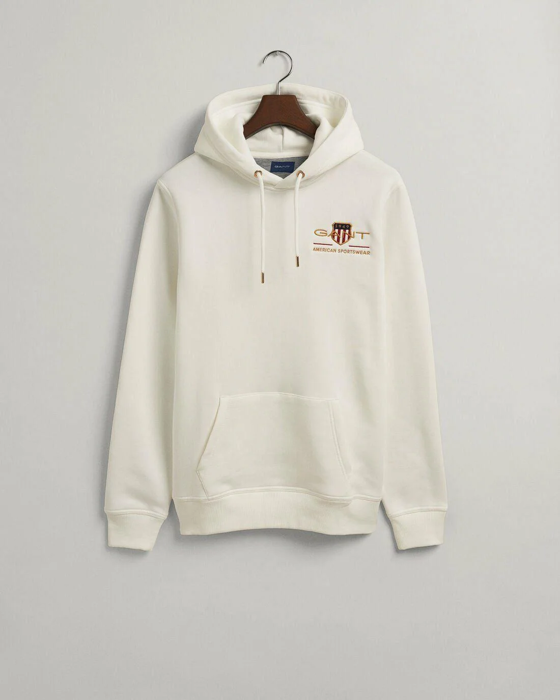 Hoodies And Sweats | Mens GANT Medium Archive Shield Hoodie Eggshell