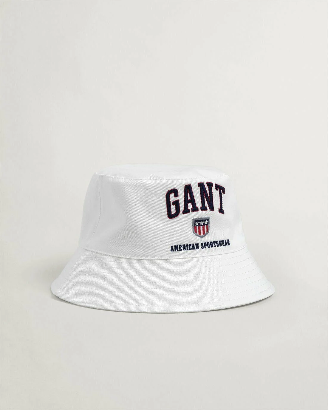 Caps And Hats | Mens GANT Retro Shield Bucket Hat Eggshell