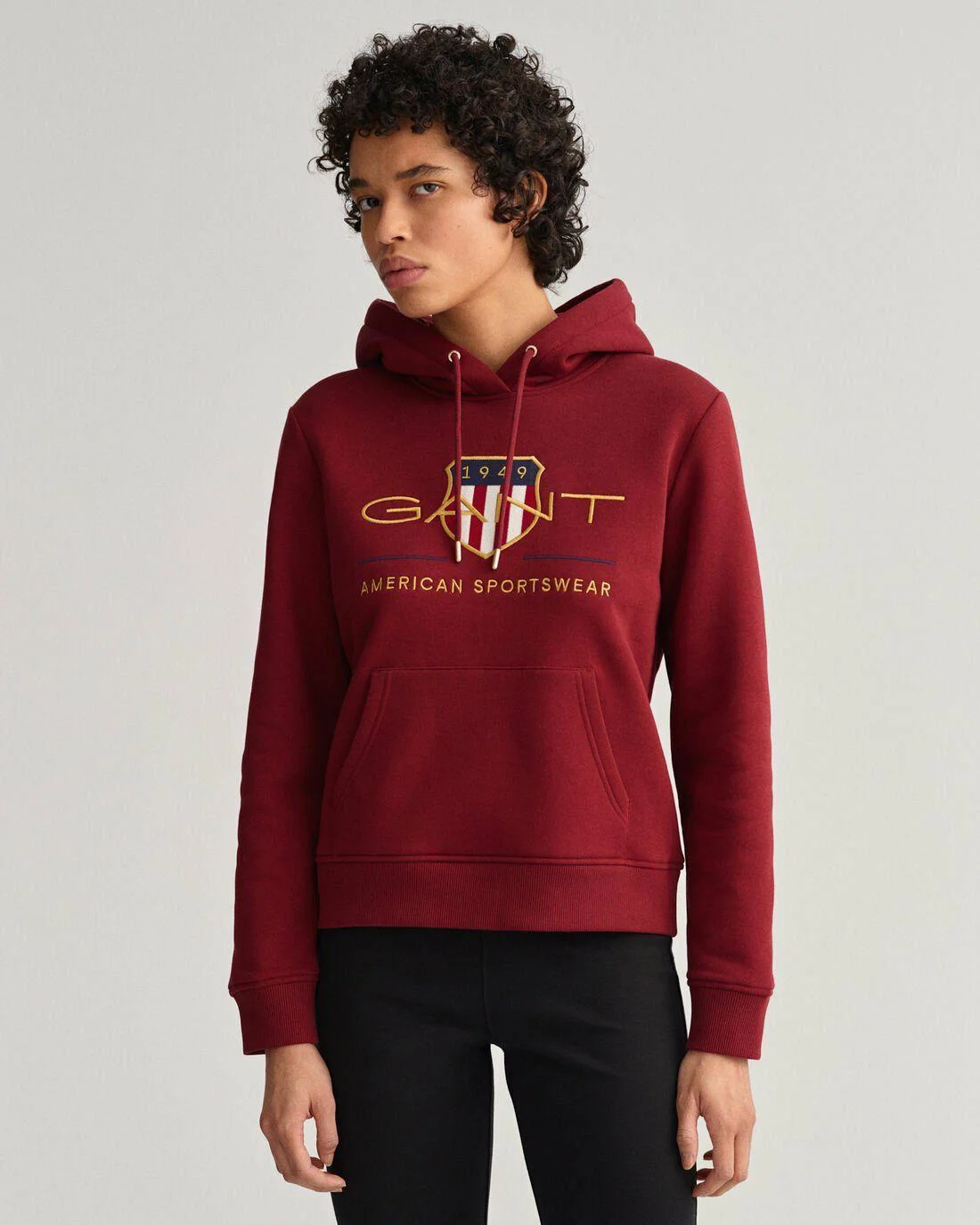 Hoodies And Sweats | Womens GANT Archive Shield Sweat Hoodie Plumped Red