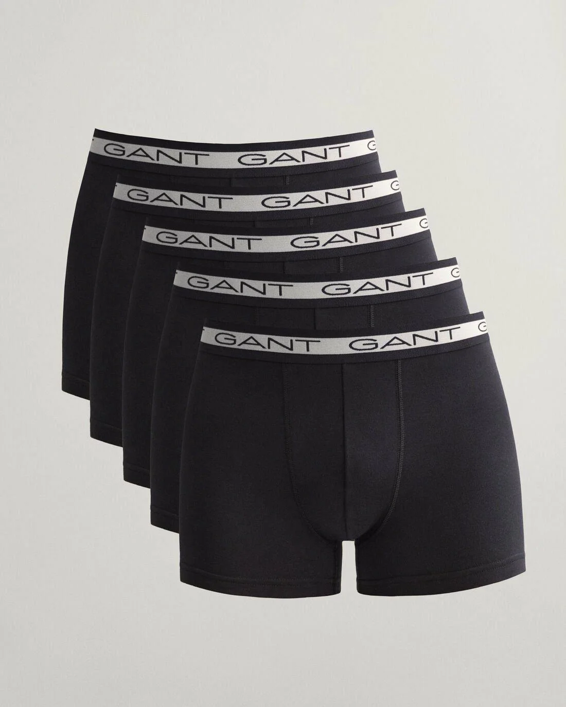 Underwear | Mens GANT 5-Pack Basic Trunks Black