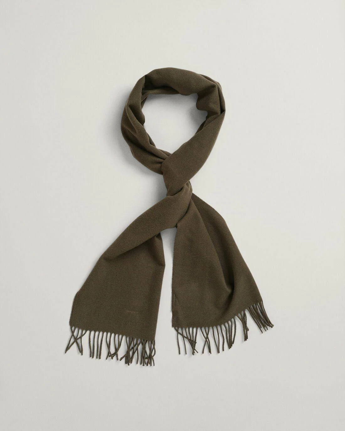 Gloves &amp; Scarves | Mens GANT Solid Wool Scarf Hunter Green