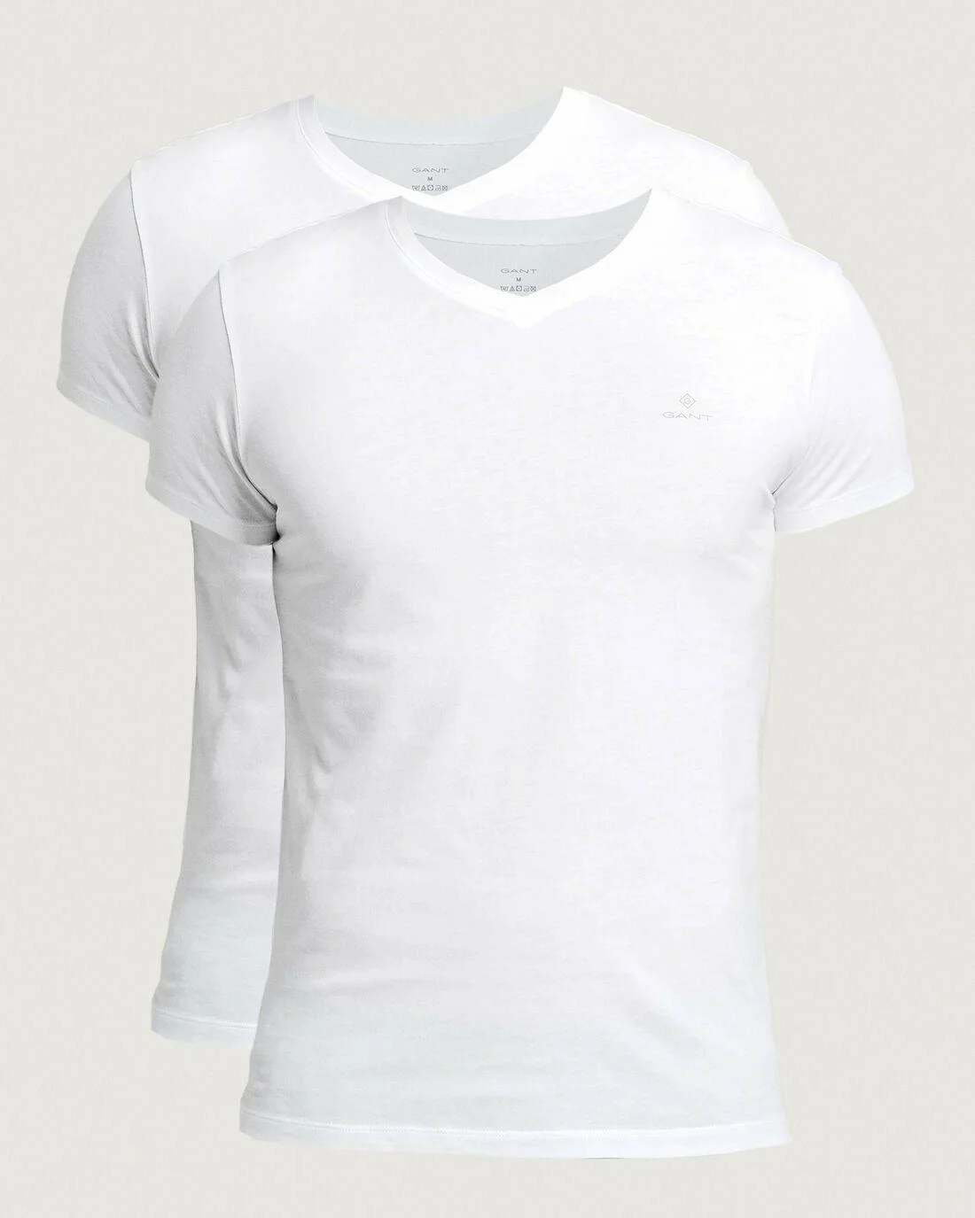 Nightwear | Mens GANT 2-Pack V-Neck T-Shirts White