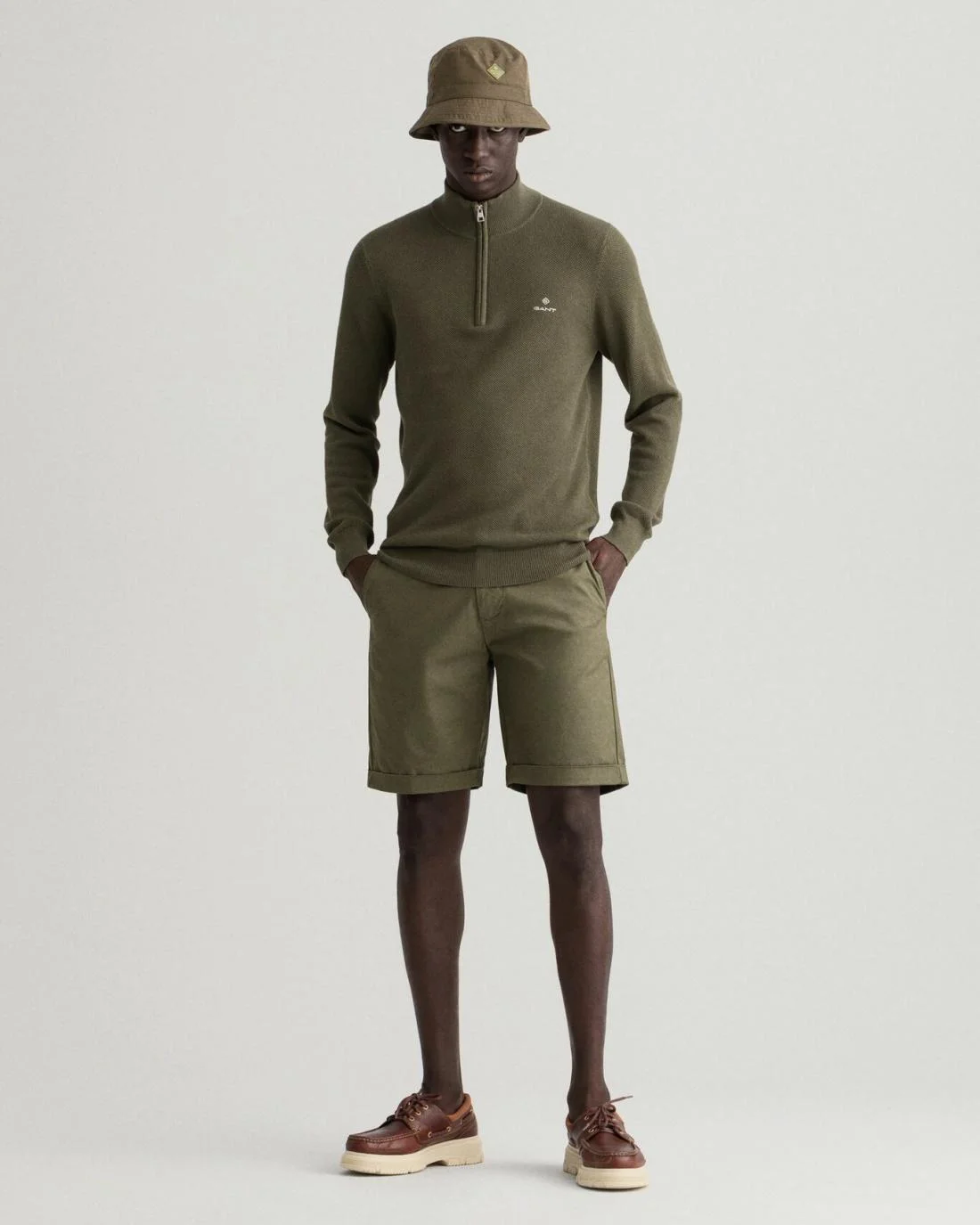 Shorts | Mens GANT Allister Regular Fit Sunfaded Shorts Racing Green