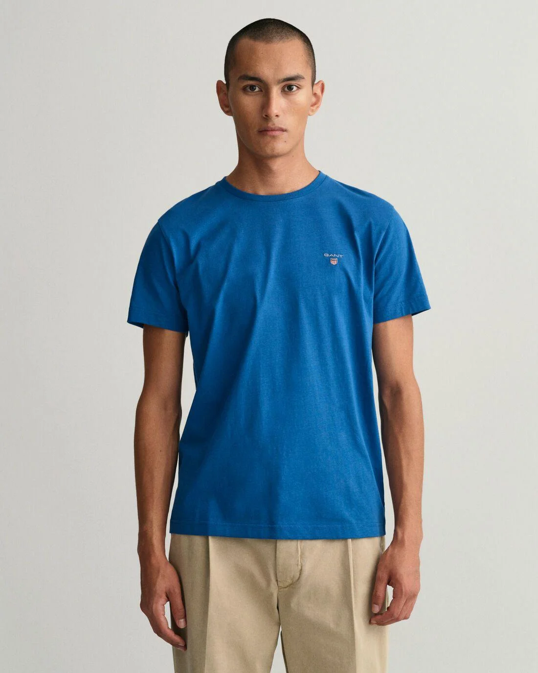 T-Shirts | Mens GANT Original T-Shirt Lake Blue