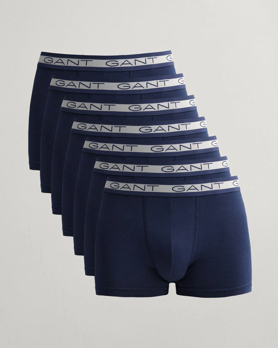 Underwear | Mens GANT 7-Pack Trunks Navy