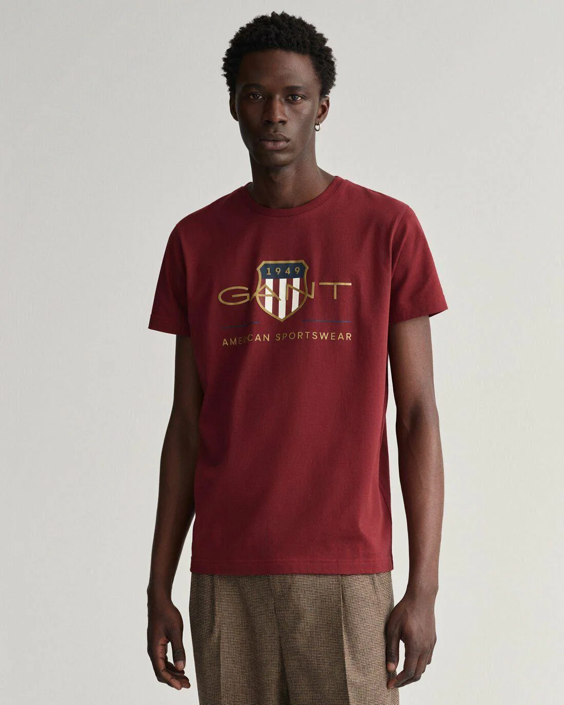 T-Shirts | Mens GANT Archive Shield T-Shirt Plumped Red