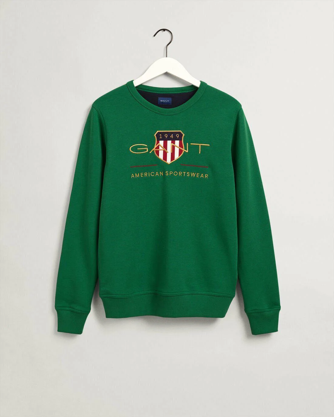 Hoodies And Sweats | Mens GANT Archive Shield Crew Neck Sweatshirt Lavish Green