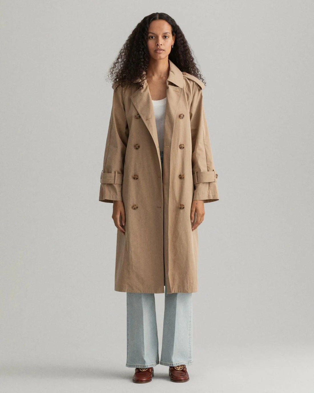 Jackets And Coats | Womens GANT Trench Coat Dark Khaki