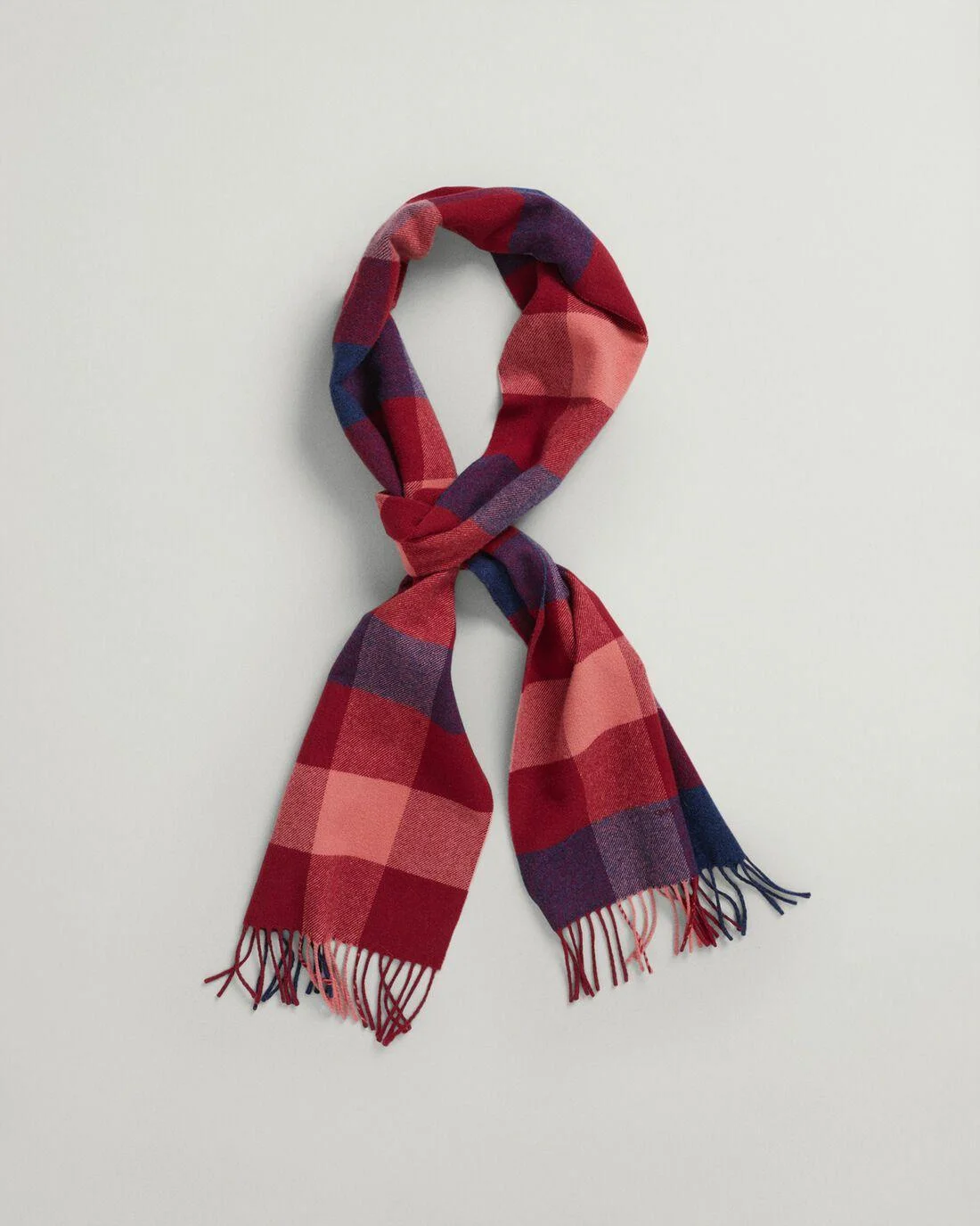 Scarves | Womens GANT Multi Check Scarf Plumped Red