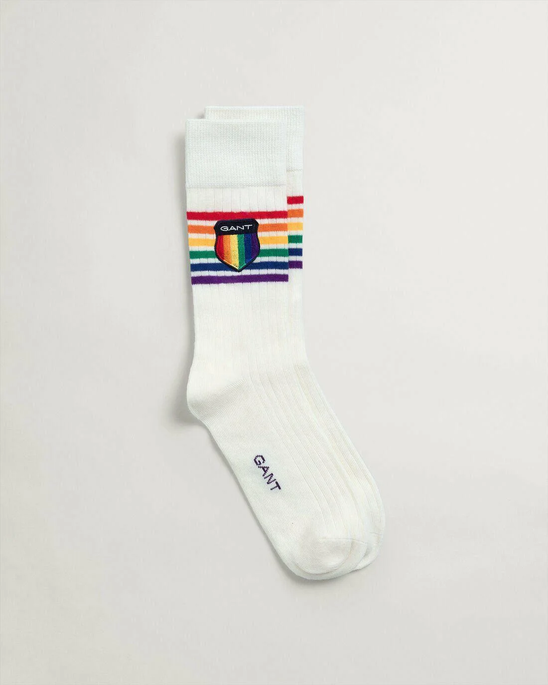 Socks | Womens GANT Pride Socks (Sizes 36-41) Eggshell