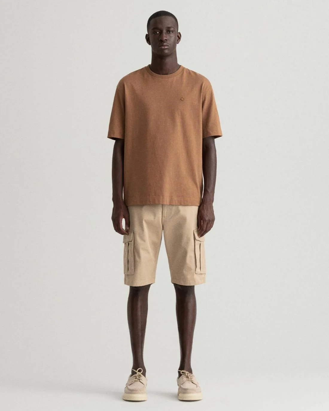 Shorts | Mens GANT Relaxed Fit Twill Cargo Shorts Dark Khaki