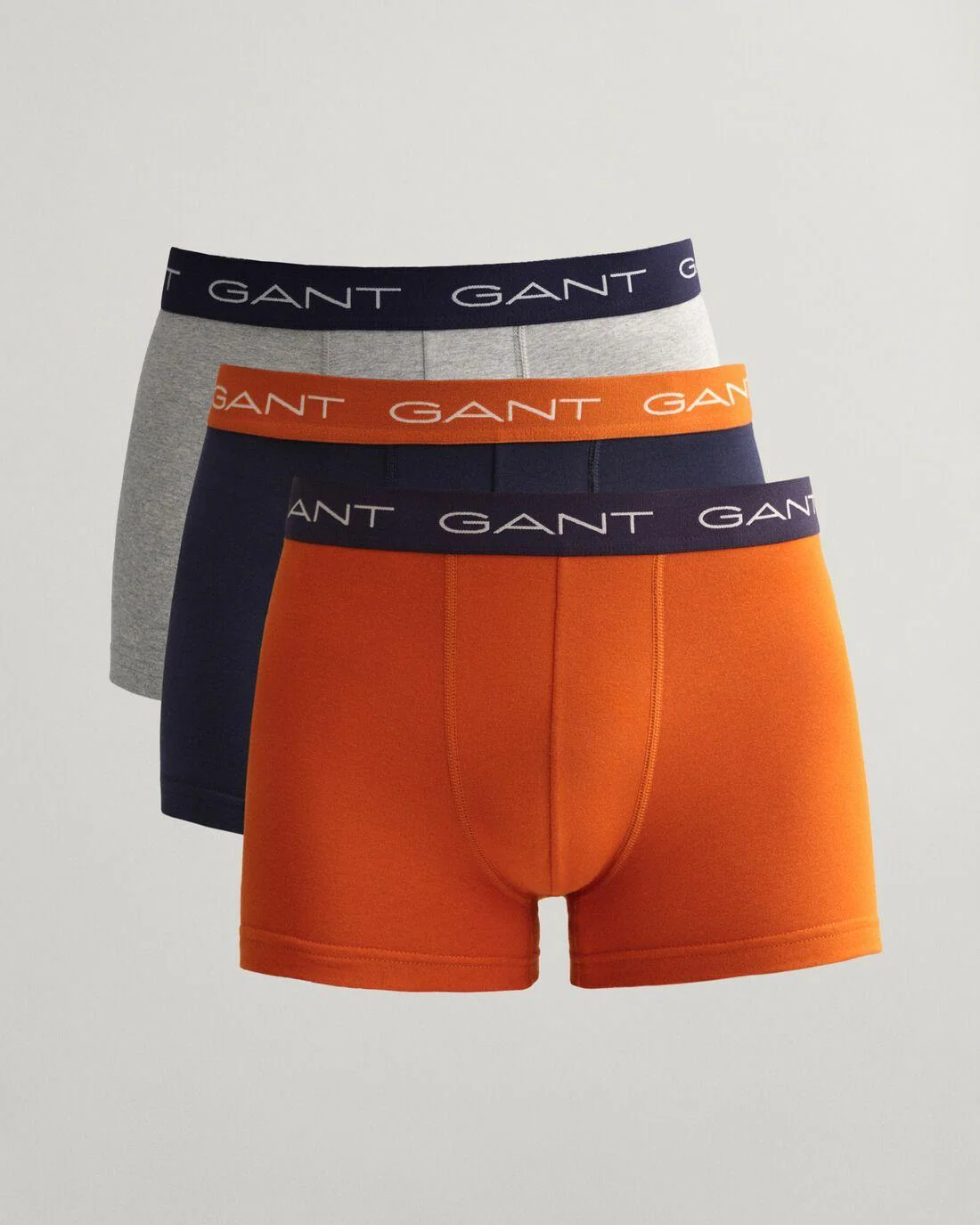 Underwear | Mens GANT 3-Pack Trunks Golden Orange