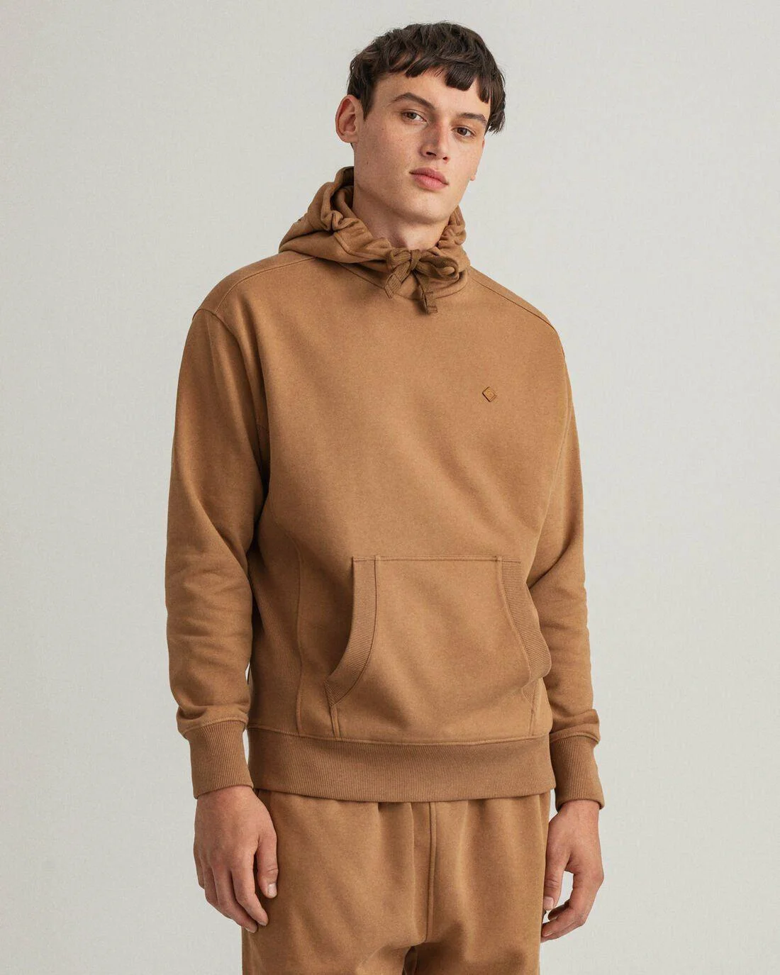 Hoodies And Sweats | Mens GANT Icon G Essential Sweat Hoodie Roasted Walnut