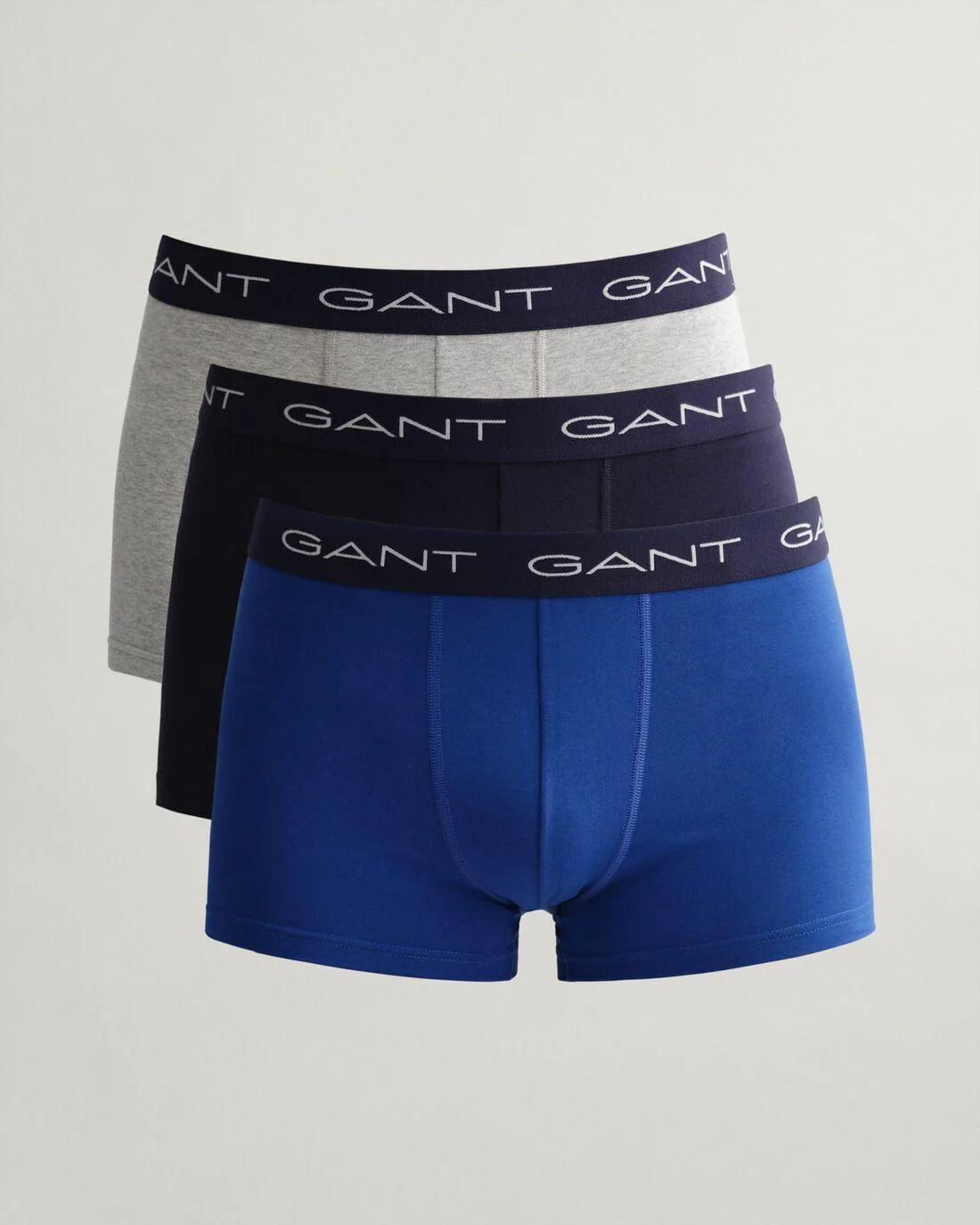 Underwear | Mens GANT 3-Pack Trunks College Blue