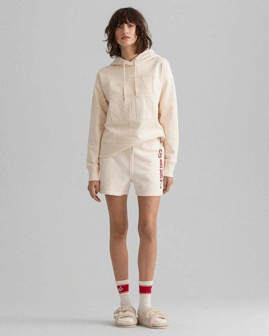 Shorts And Skirts | Womens GANT Retro Flag Logo Shorts Linen