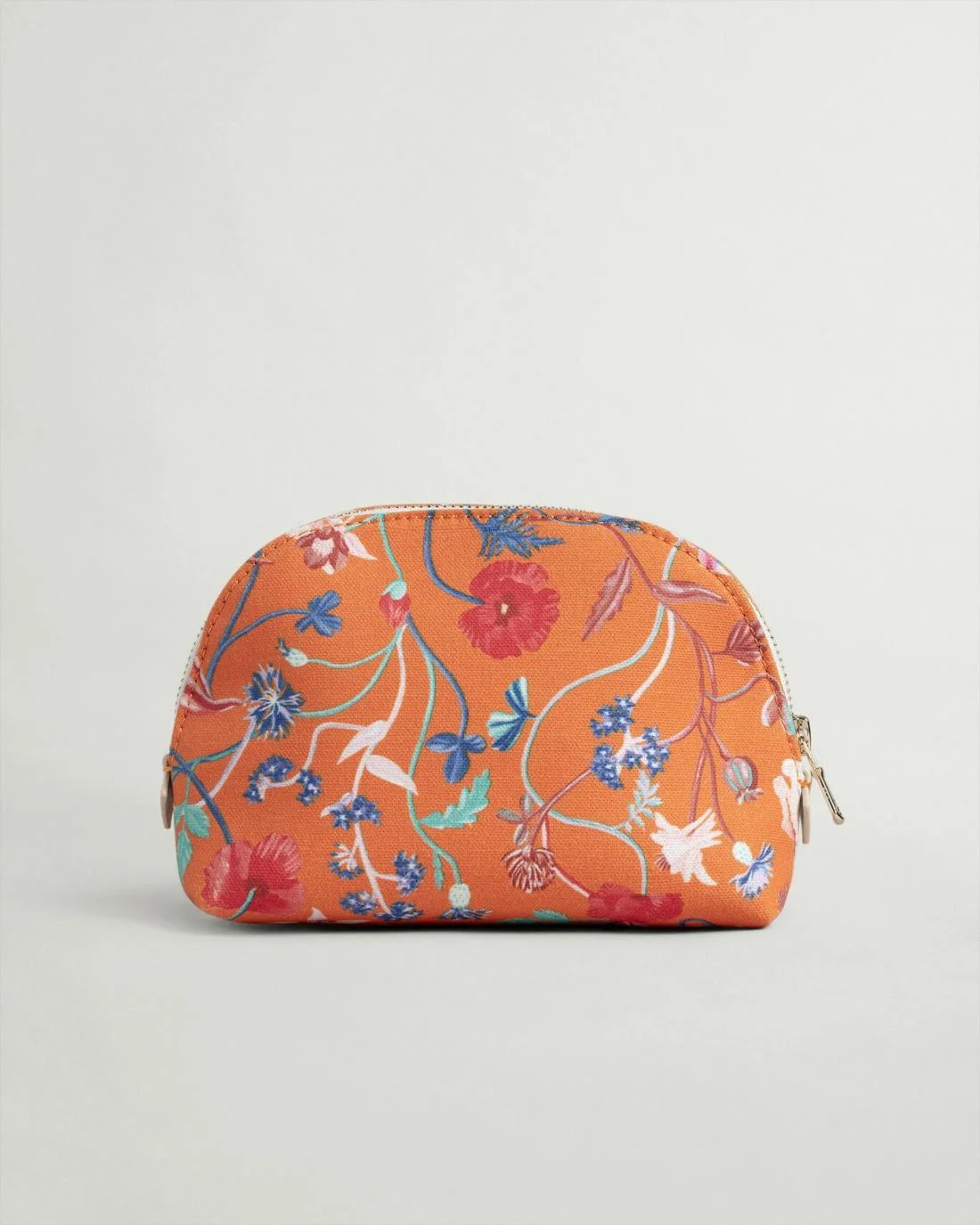 Bags | Womens GANT Wild Floral Print Makeup Bag Russet Orange