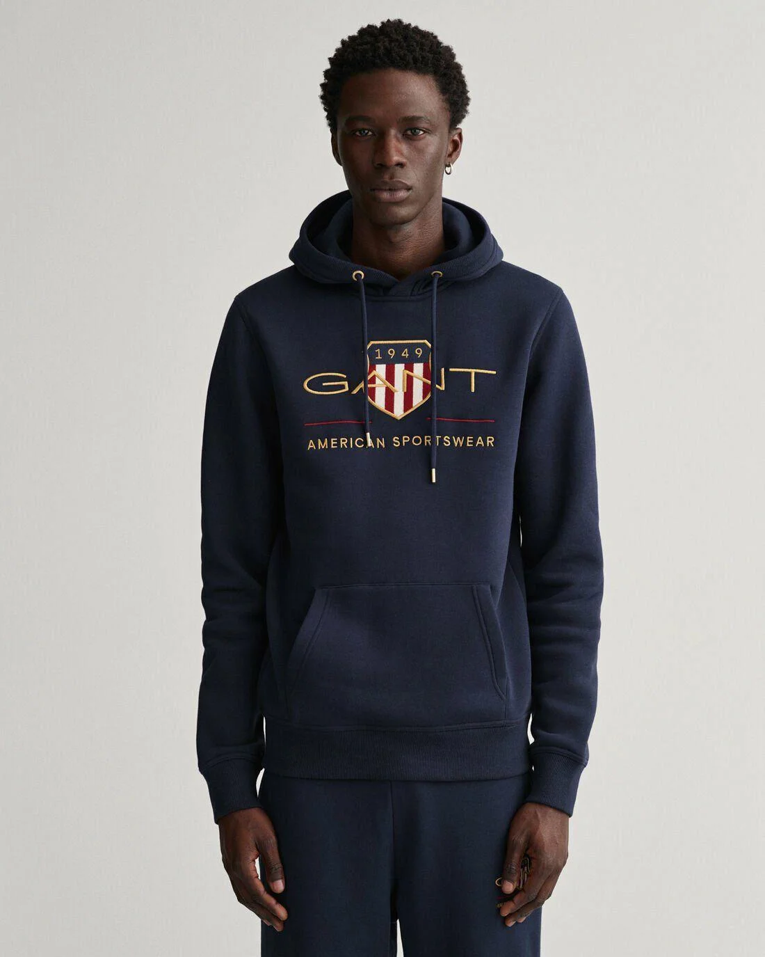 Hoodies And Sweats | Mens GANT Archive Shield Hoodie Evening Blue