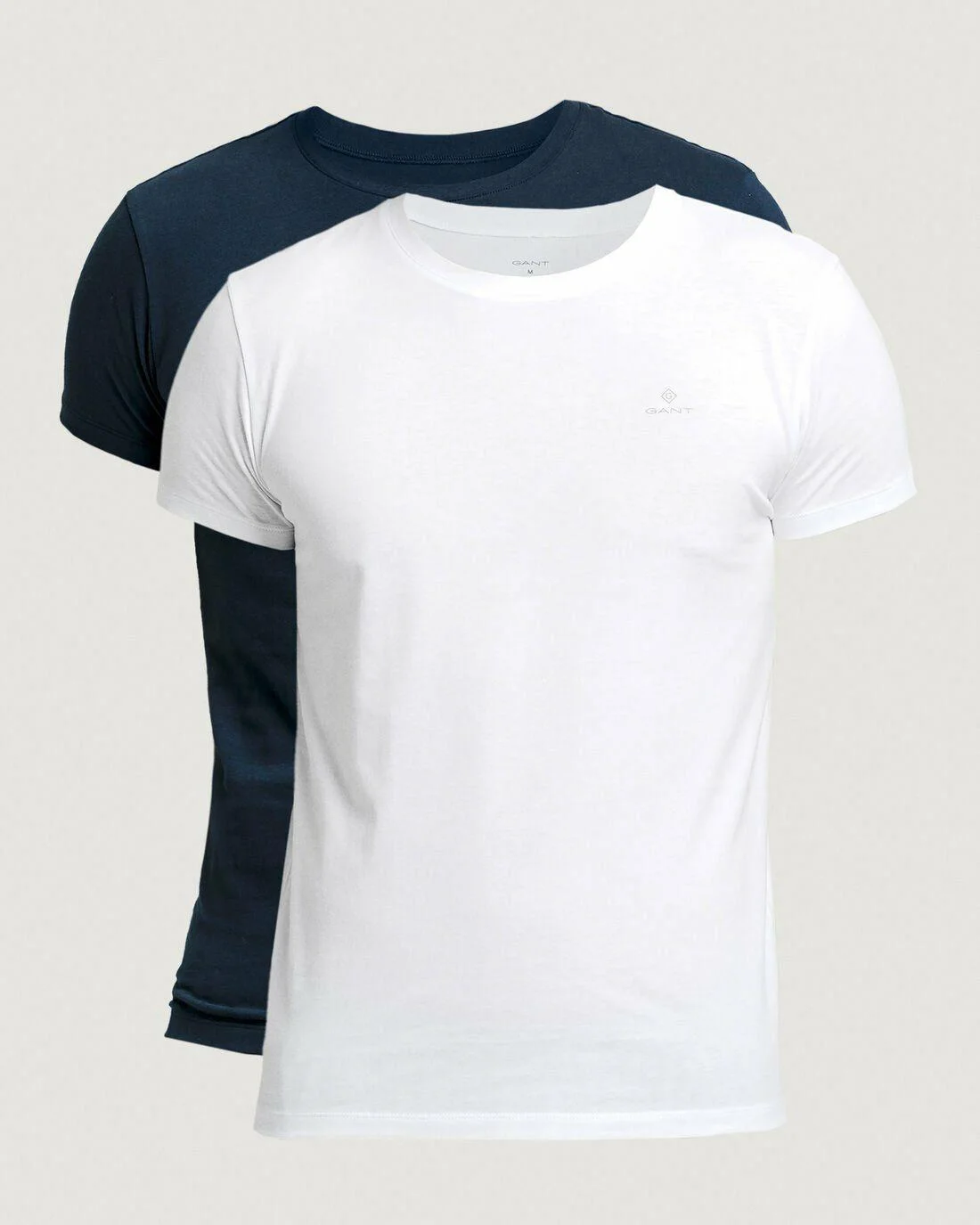 Nightwear | Mens GANT 2-Pack Crew Neck T-Shirts Navy / White