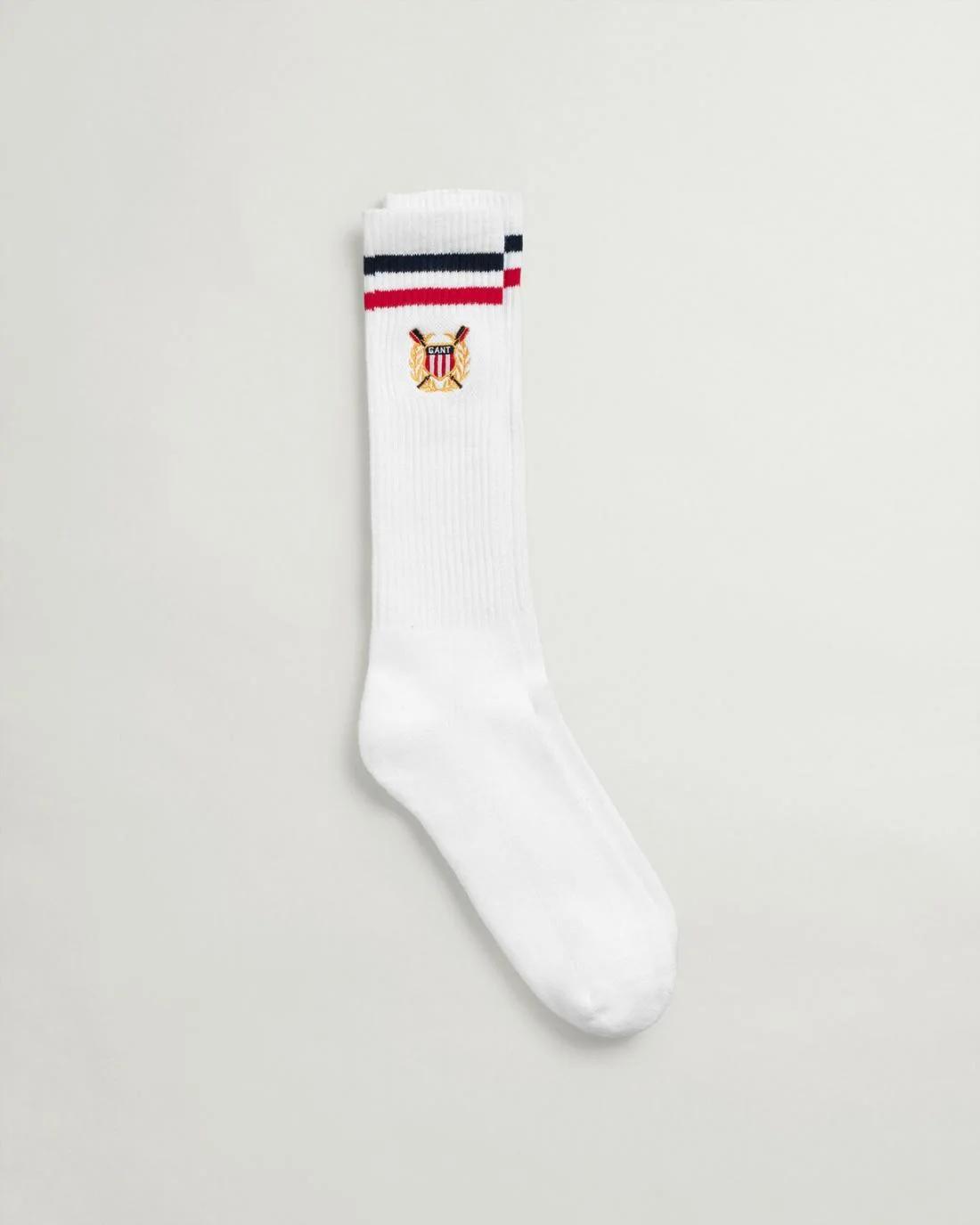 Socks | Mens GANT Knee-High Crest Sport Socks White