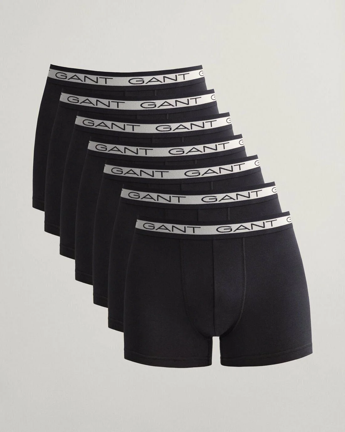 Underwear | Mens GANT 7-Pack Trunks Black