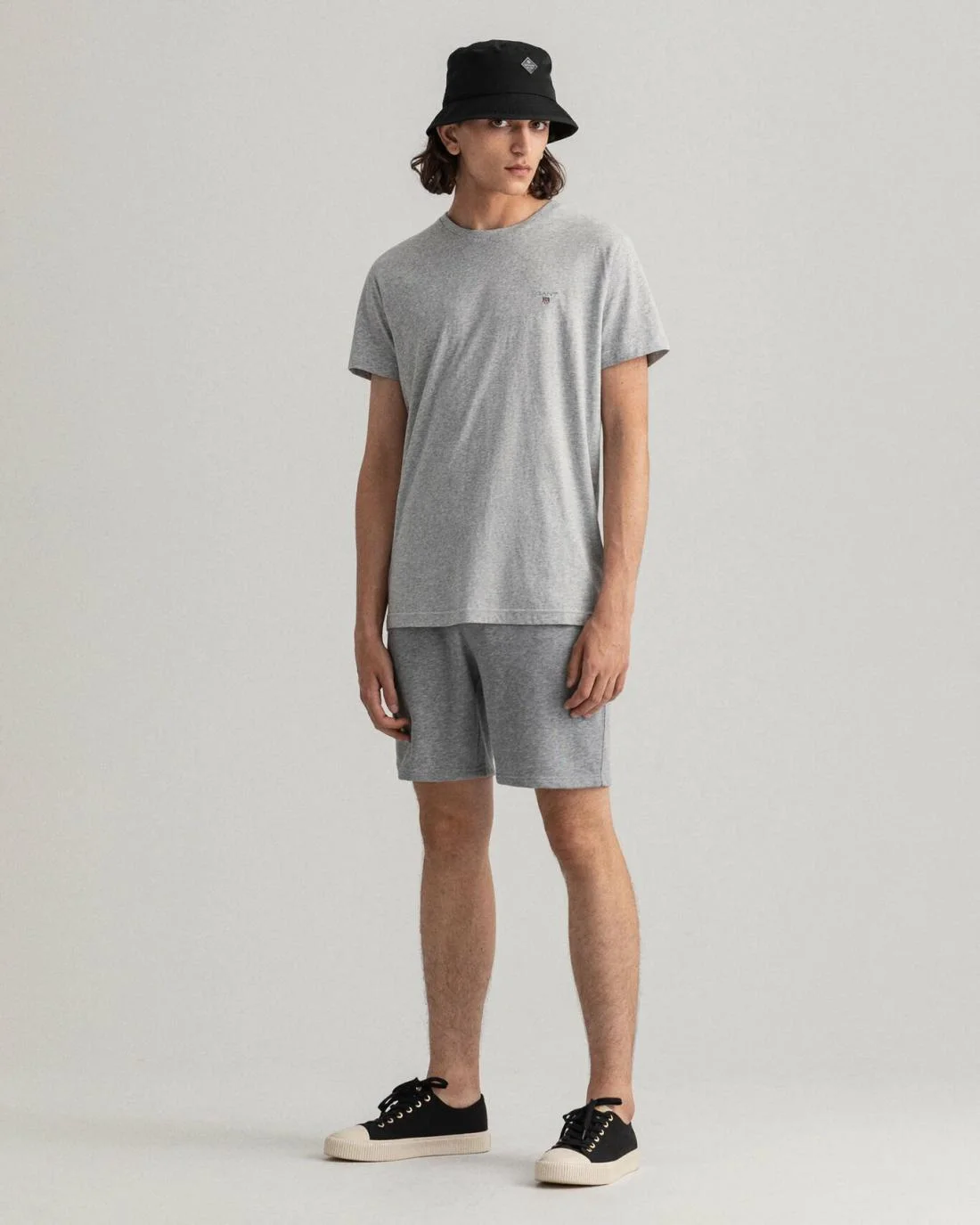 Shorts | Mens GANT Original Sweat Shorts Grey Melange