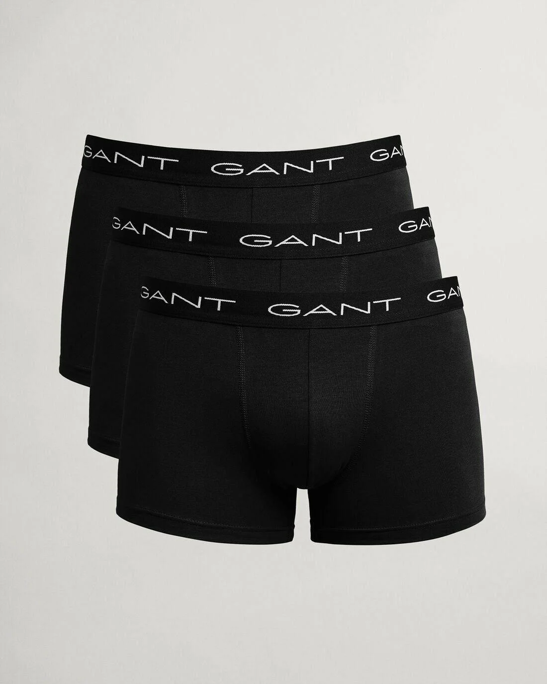 Underwear | Mens GANT 3-Pack Trunks Black