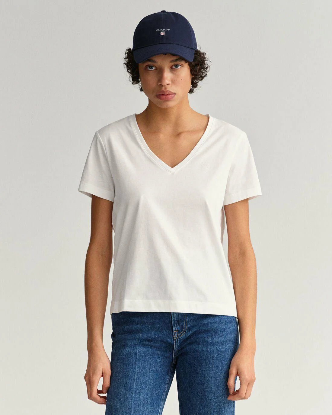 Hats | Womens GANT Cotton Twill Cap Marine