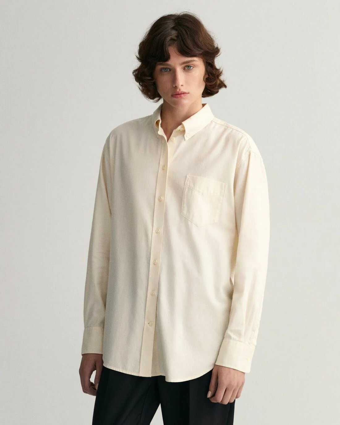 Shirts And Blouses | Womens GANT Relaxed Fit Flannel Shirt Linen