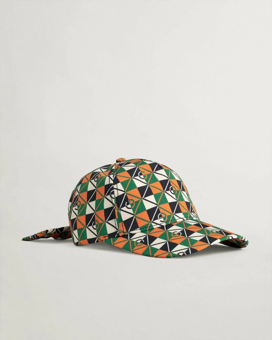 Hats | Womens GANT Icon G Printed Tie Cap Russet Orange